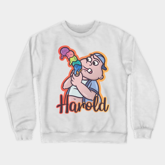 Harold Crewneck Sweatshirt by teahabe